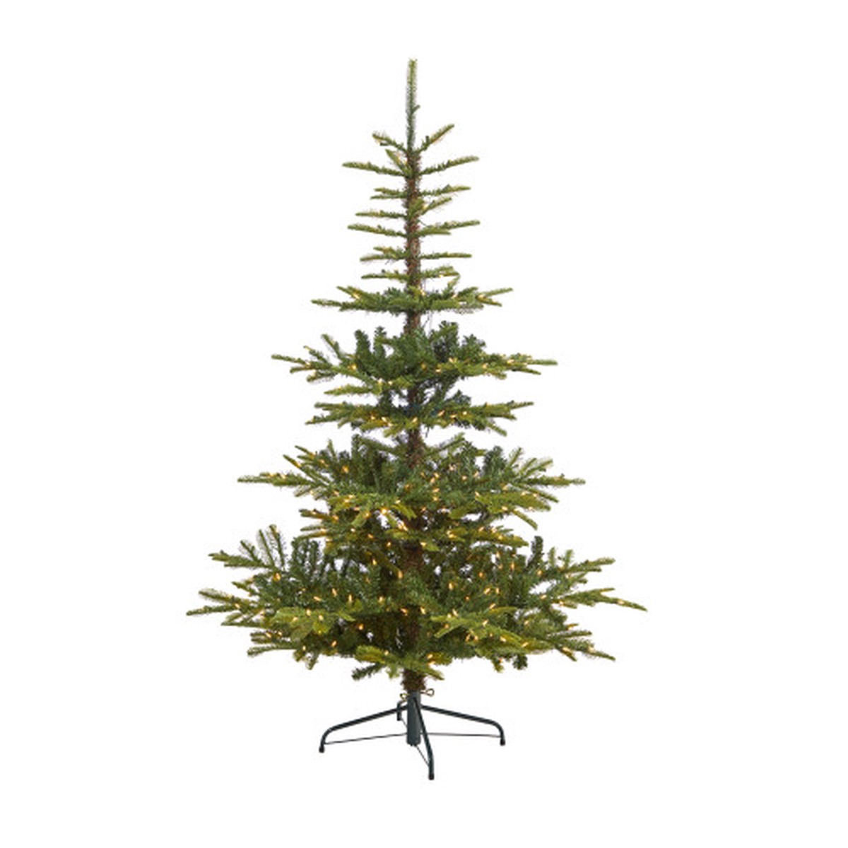 6 Pre-Lit Washington Spruce Artificial Christmas Tree, Clear LED Lights