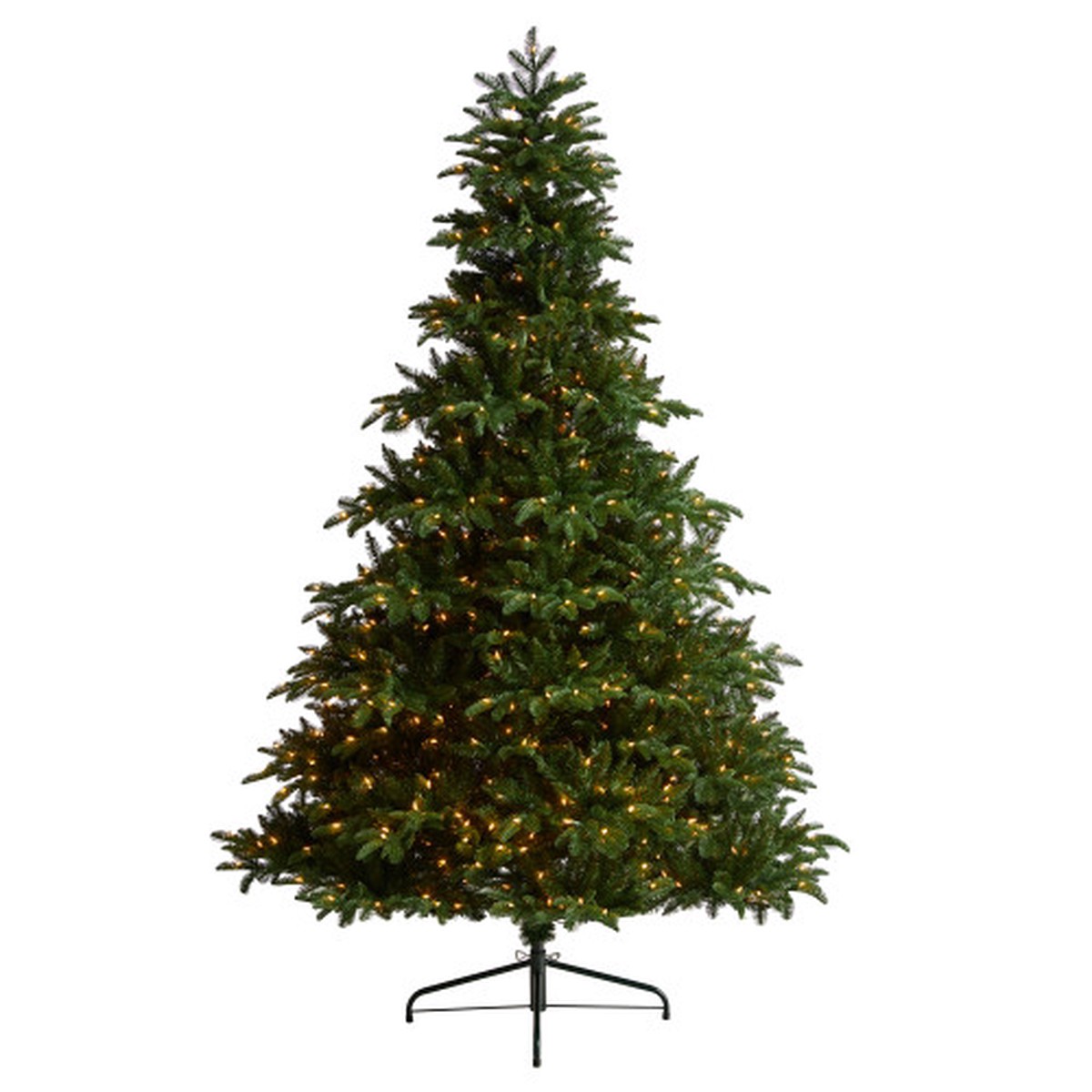 8 Pre-Lit South Carolina Spruce Artificial Christmas Tree, Warm White Lights