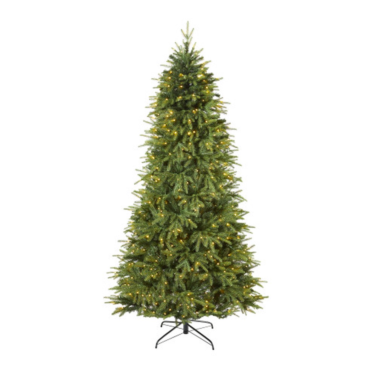 8′ Pre-Lit Vancouver Fir Artificial Christmas Tree, Clear LED Lights