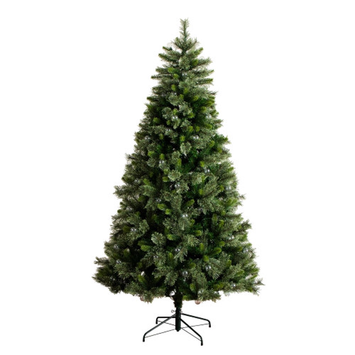 Pre-lit Medium Pine Artificial Christmas Tree – 7.5 – Warm White LED Lights