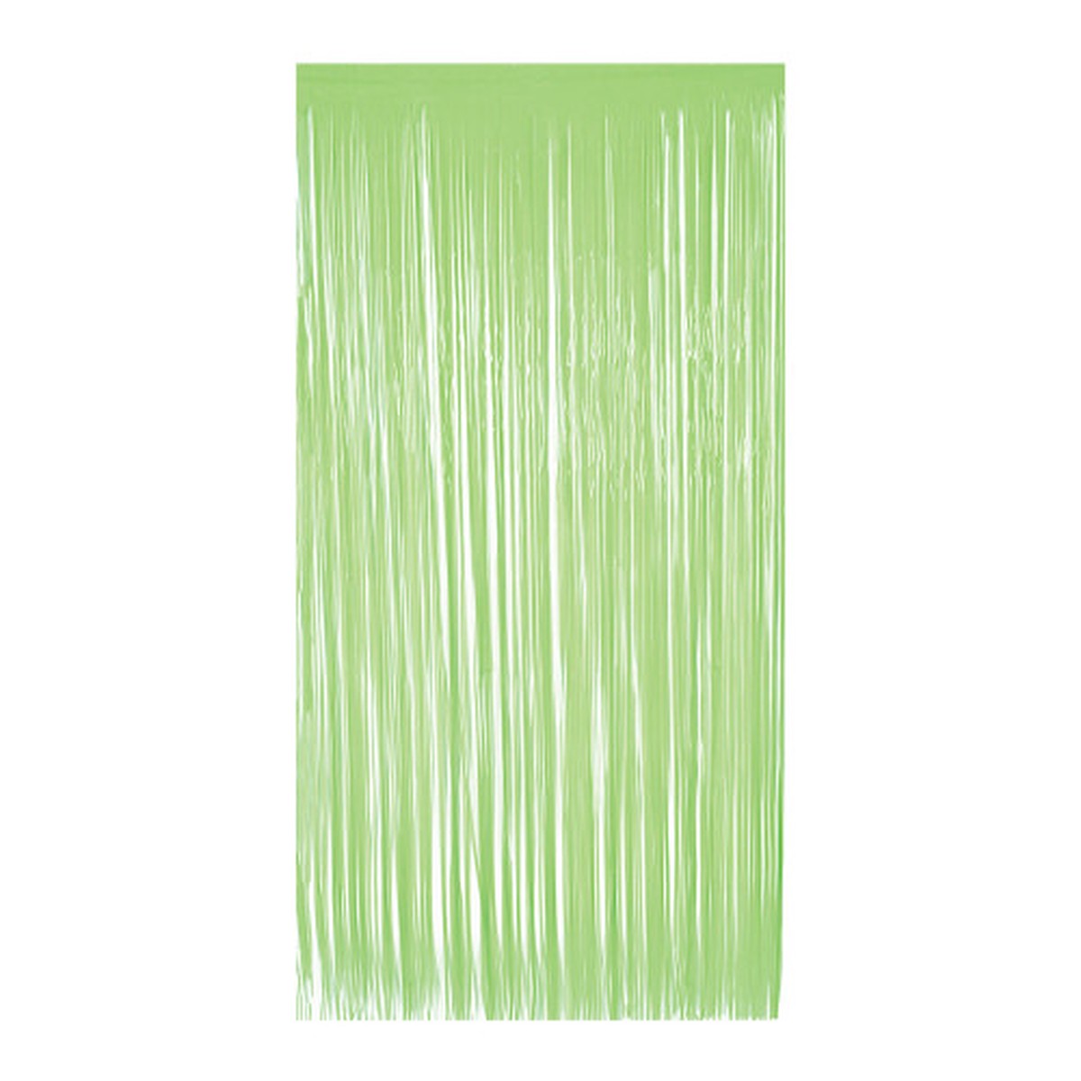 1-Ply Fringe Tinsel Party Curtains – 8′ x 3′ – Lime Green – Pack of 6
