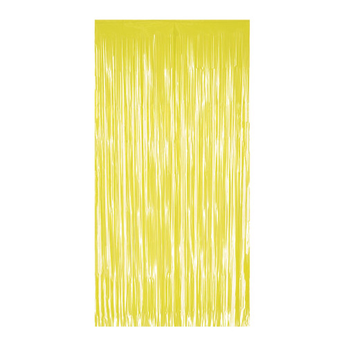 1-Ply Fringe Tinsel Party Curtains – 8′ – Yellow – Pack of 6