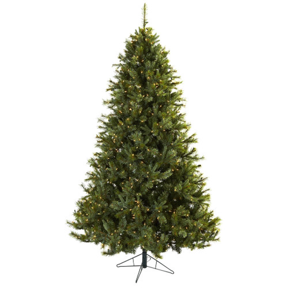 7.5′ Pre-Lit Majestic Multi Pine Artificial Christmas Tree, Clear Lights