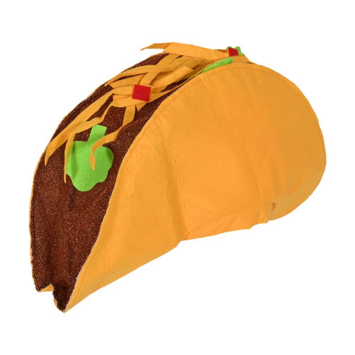 Taco Adult Plush Hat Costume – One Size – Pack of 6