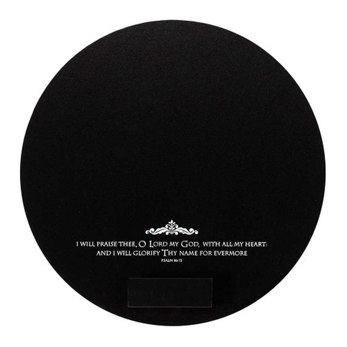 14″ Black Bible Quotes Printed Round Chalkboard Wall Plaque