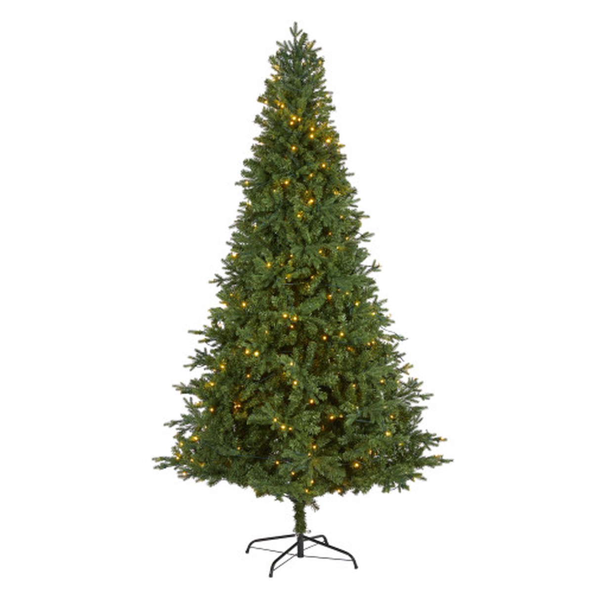 8′ Pre-Lit Vermont Fir Artificial Christmas Tree, Clear LED Lights