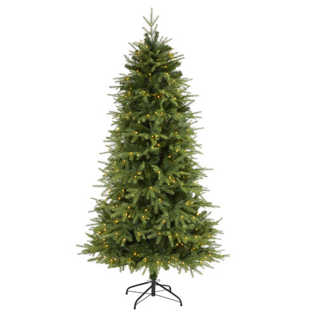Pre-Lit Vancouver Fir Artificial Christmas Tree – 6.5′ – Clear LED Lights