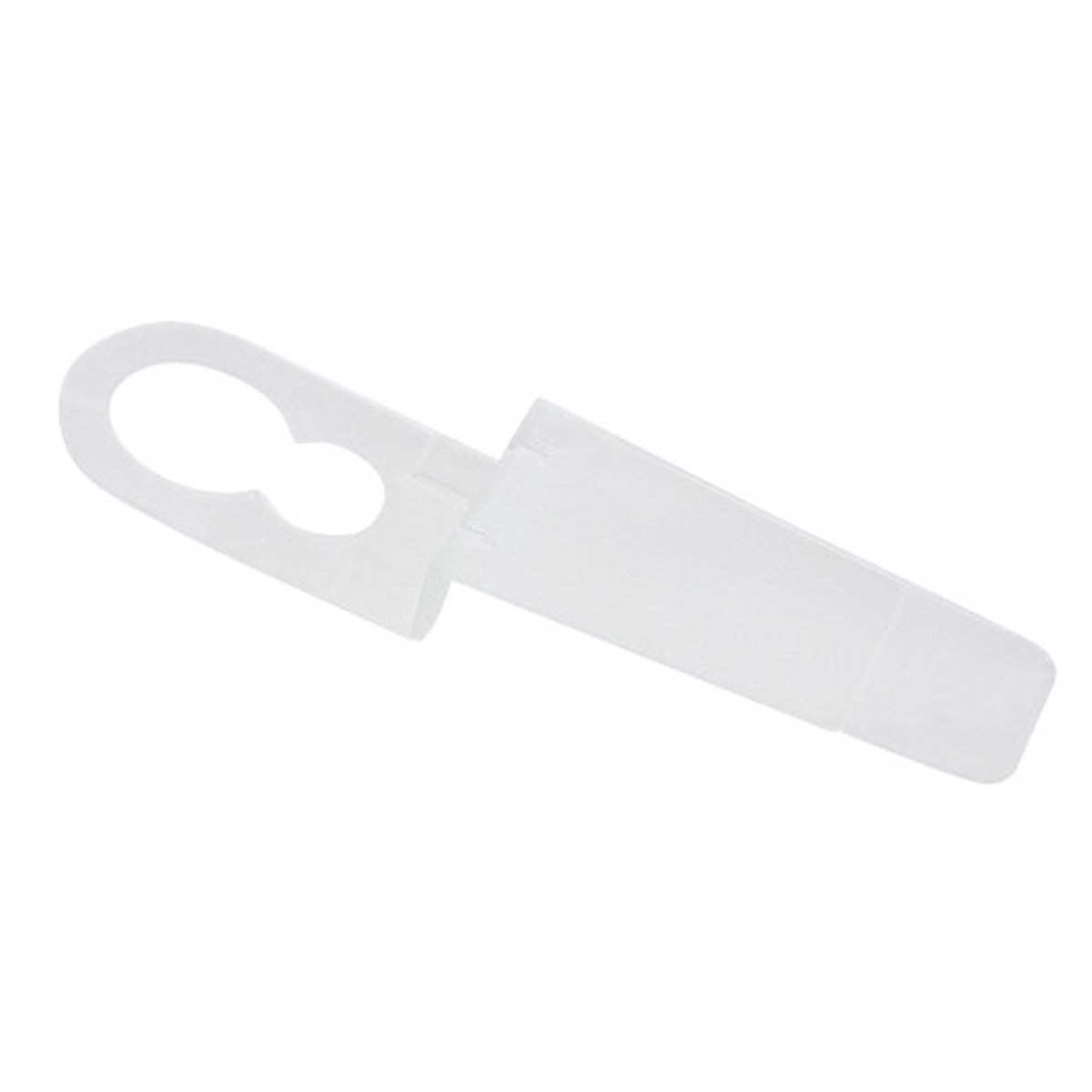 Set of 25 White Dual Direction Shingle Tab Christmas Light Clips 5″