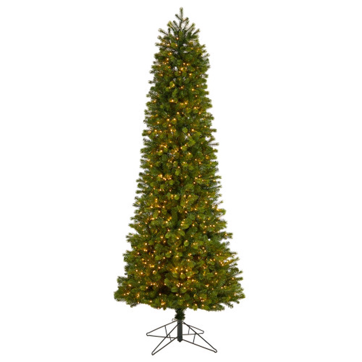 8.5′ Pre-Lit Colorado Mountain Spruce Artificial Christmas Tree, Clear LED Light