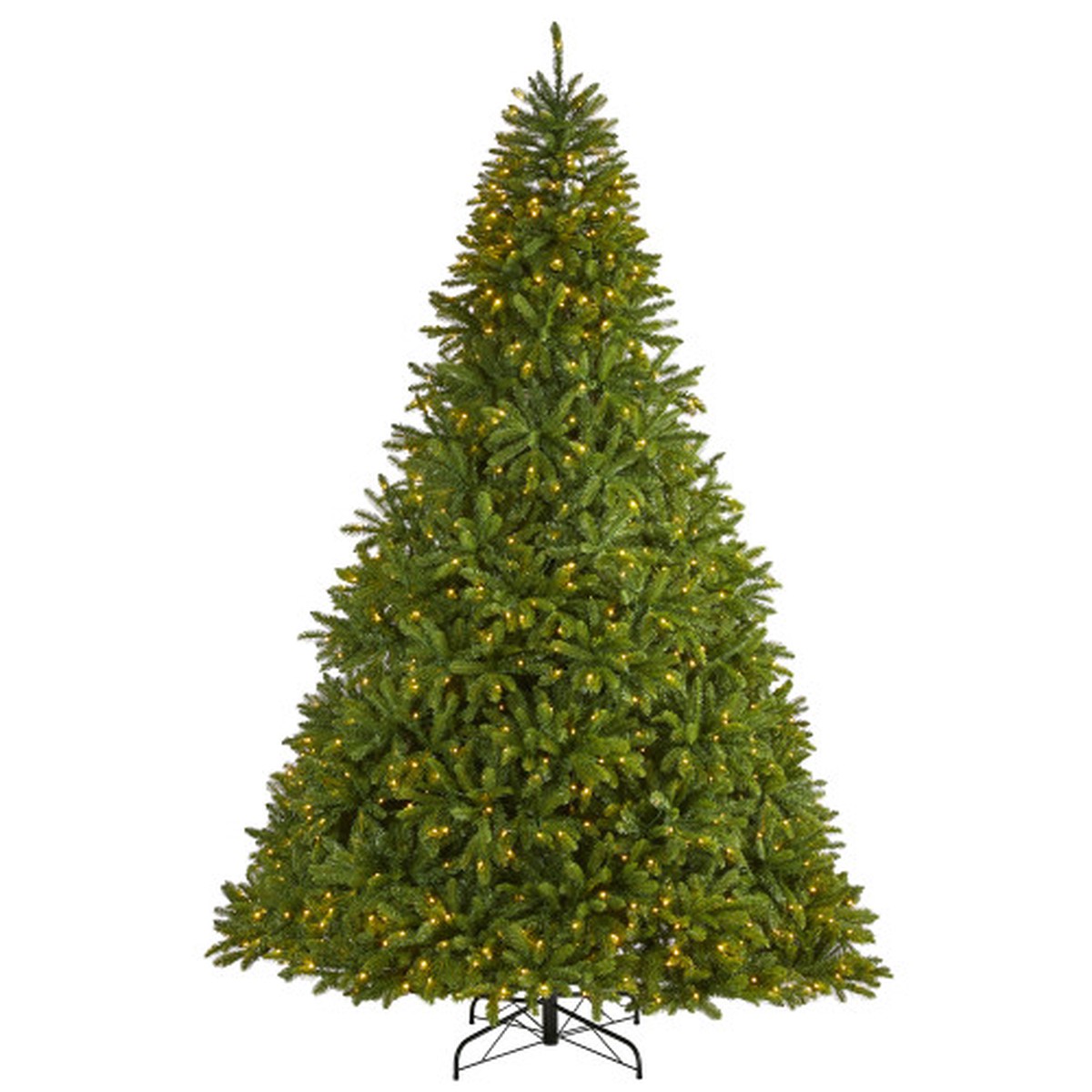 9′ Pre-Lit Sierra Spruce Artificial Christmas Tree, Clear LED Lights
