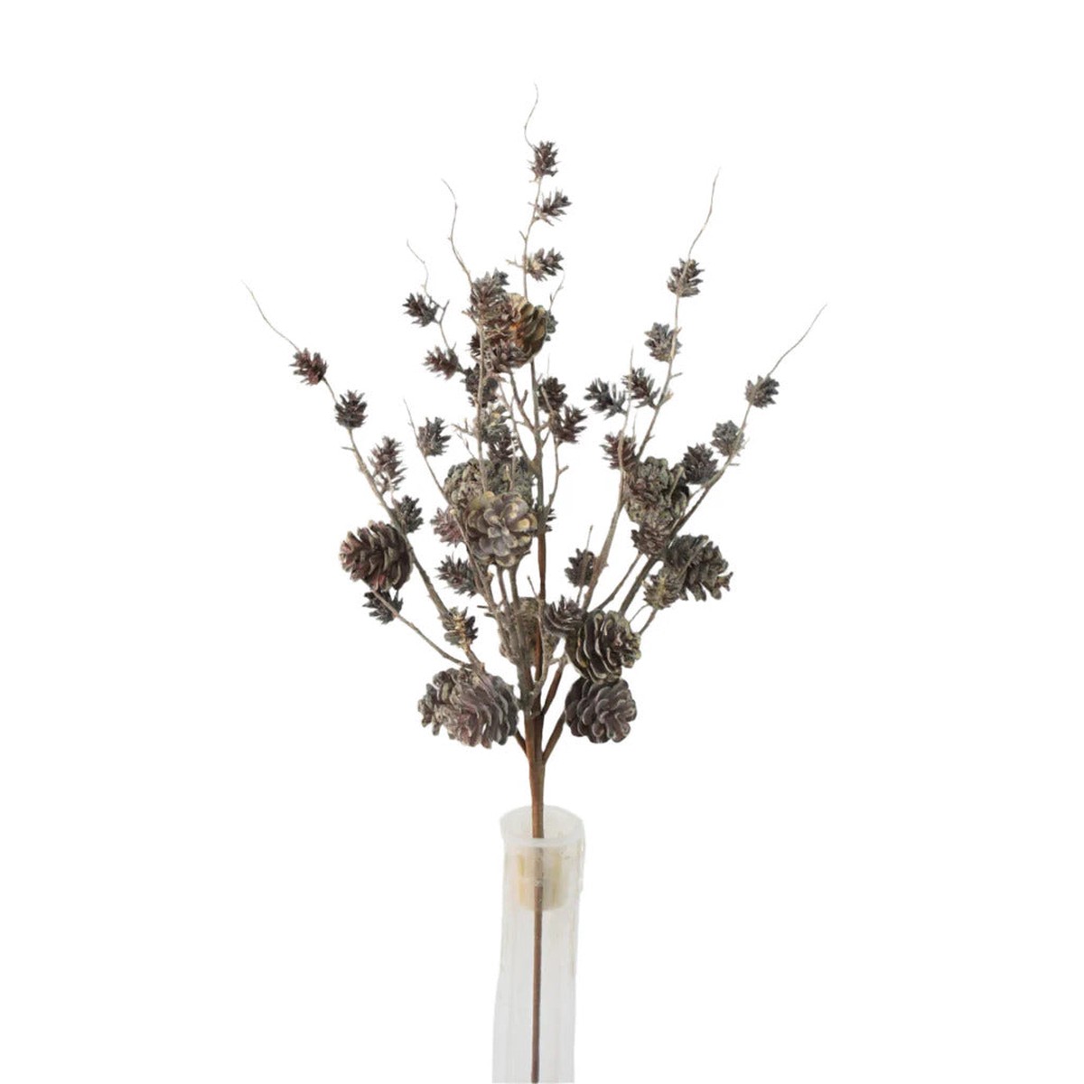 Assorted PE Pinecone Bush, 26"