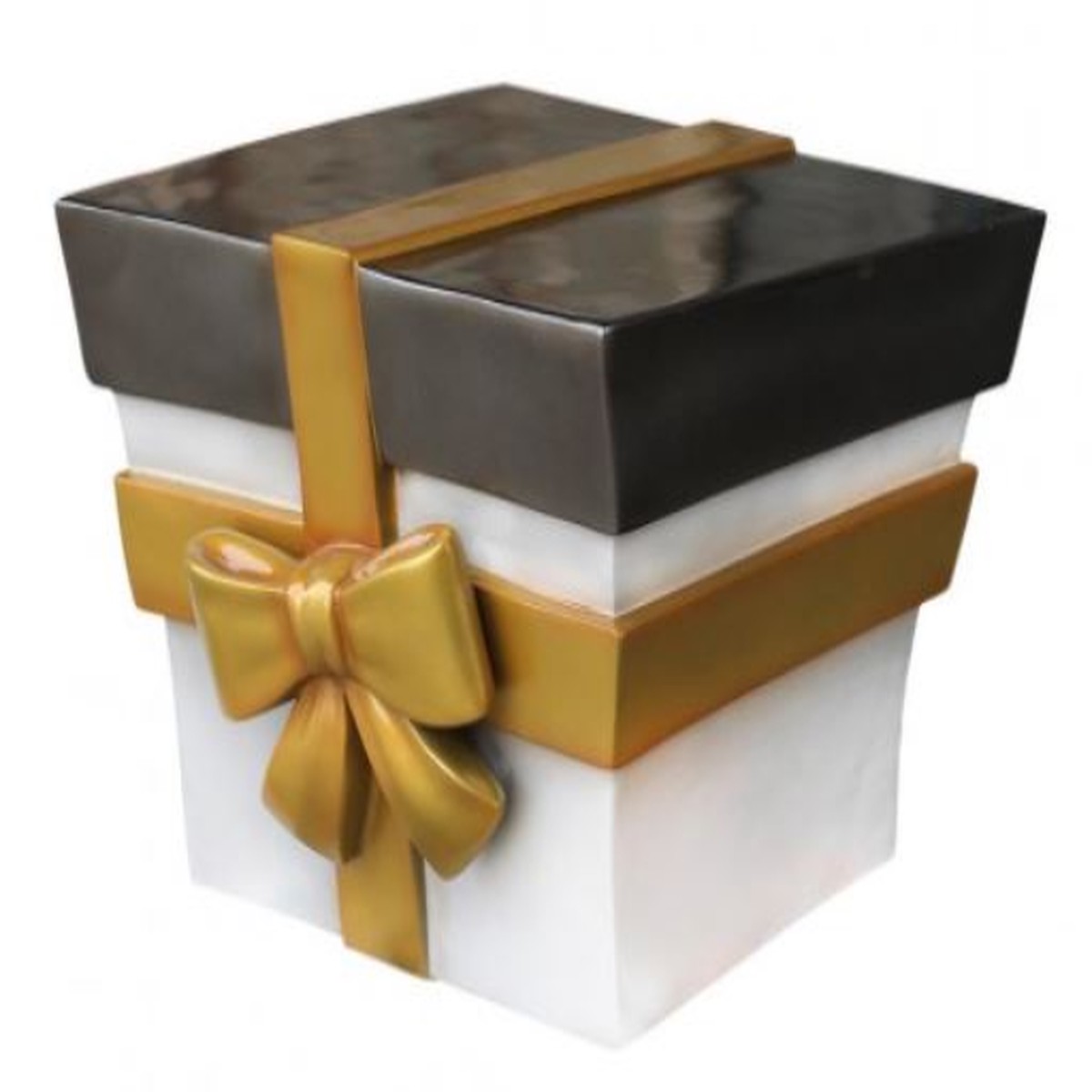 Christmas Parcel – 16in | Silver & Gold