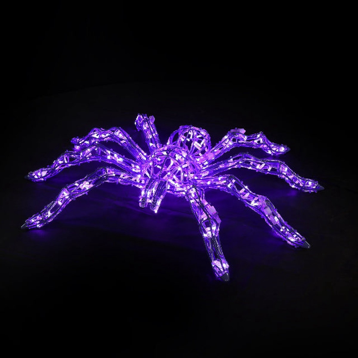 Large Halloween LED Spider Decoration, 20" - Spider Purple