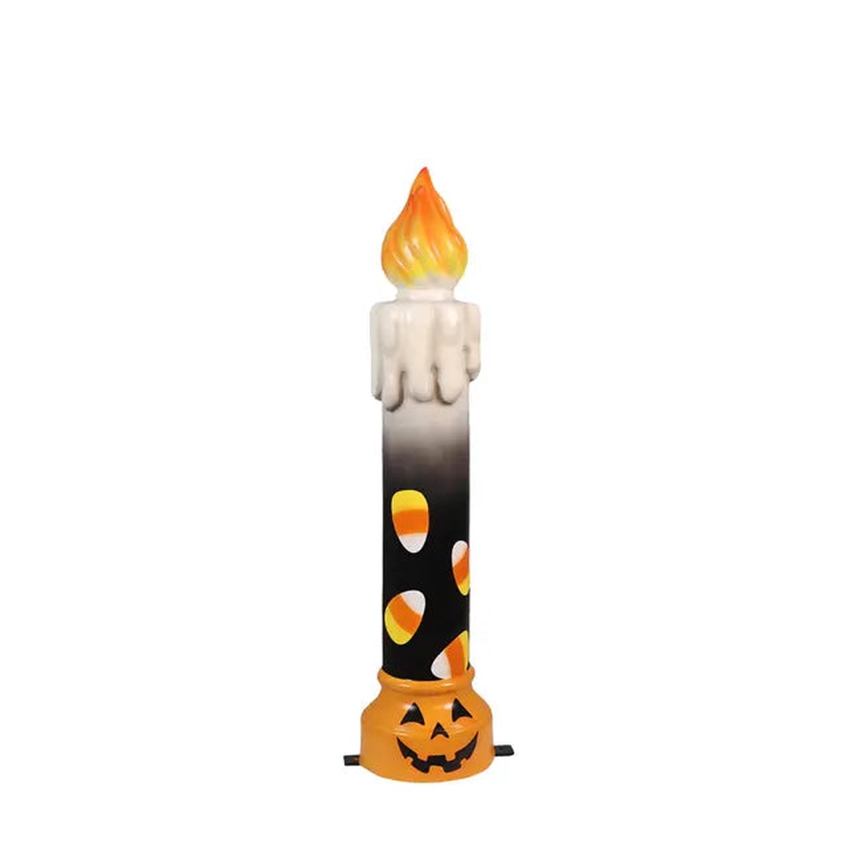 Large Lighted Halloween Candle Display, 41" (3 styles - sold individually) - 1 - Candy Corn