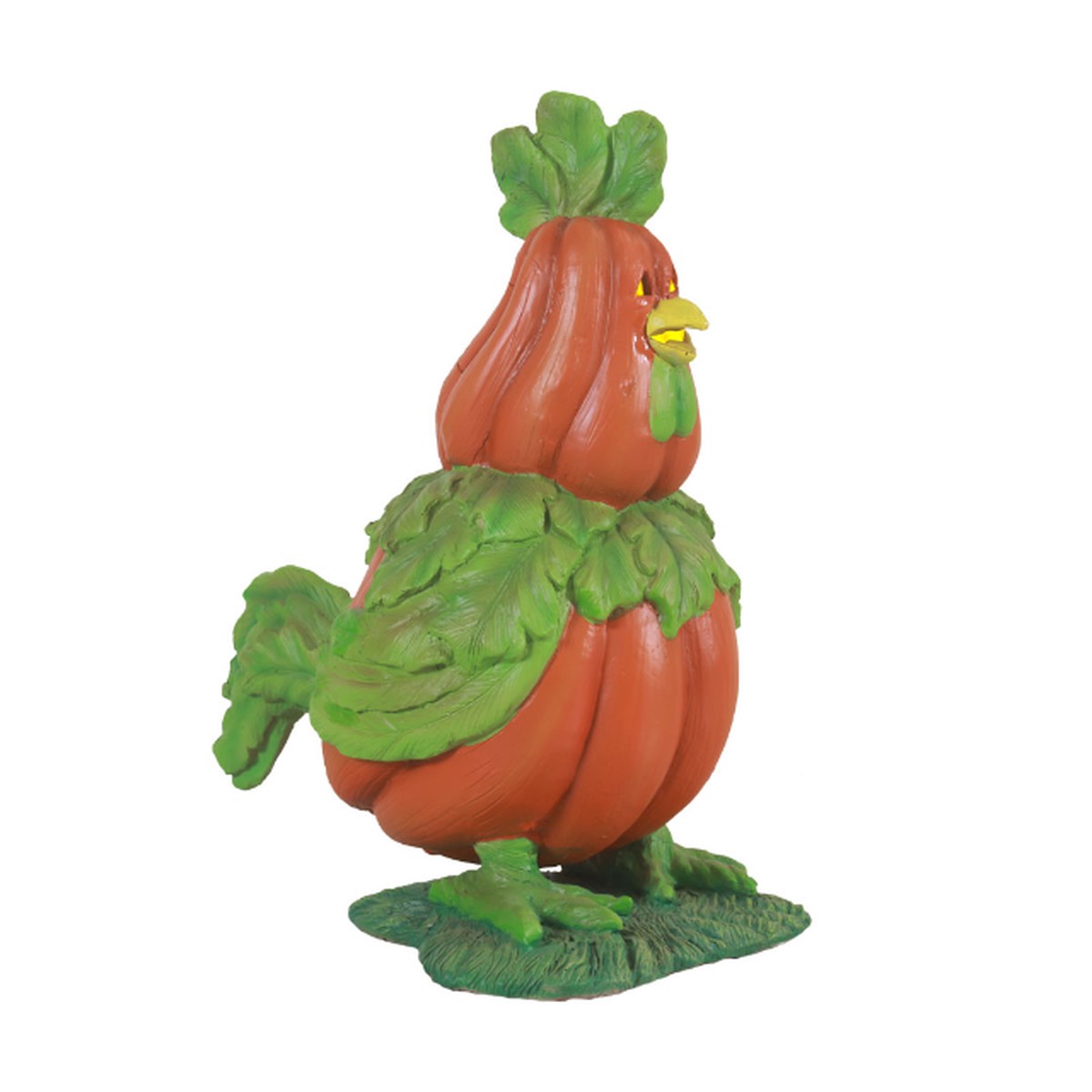 Large Pumpkin Rooster Decor for Halloween and Thanksgiving Decors, 26" - Default Title