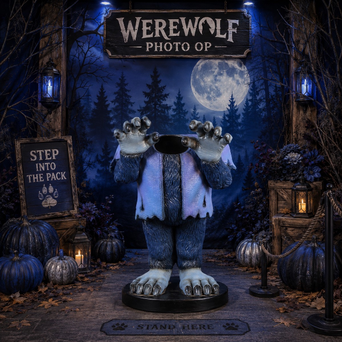 Large Werewolf Body Decoration, 28″