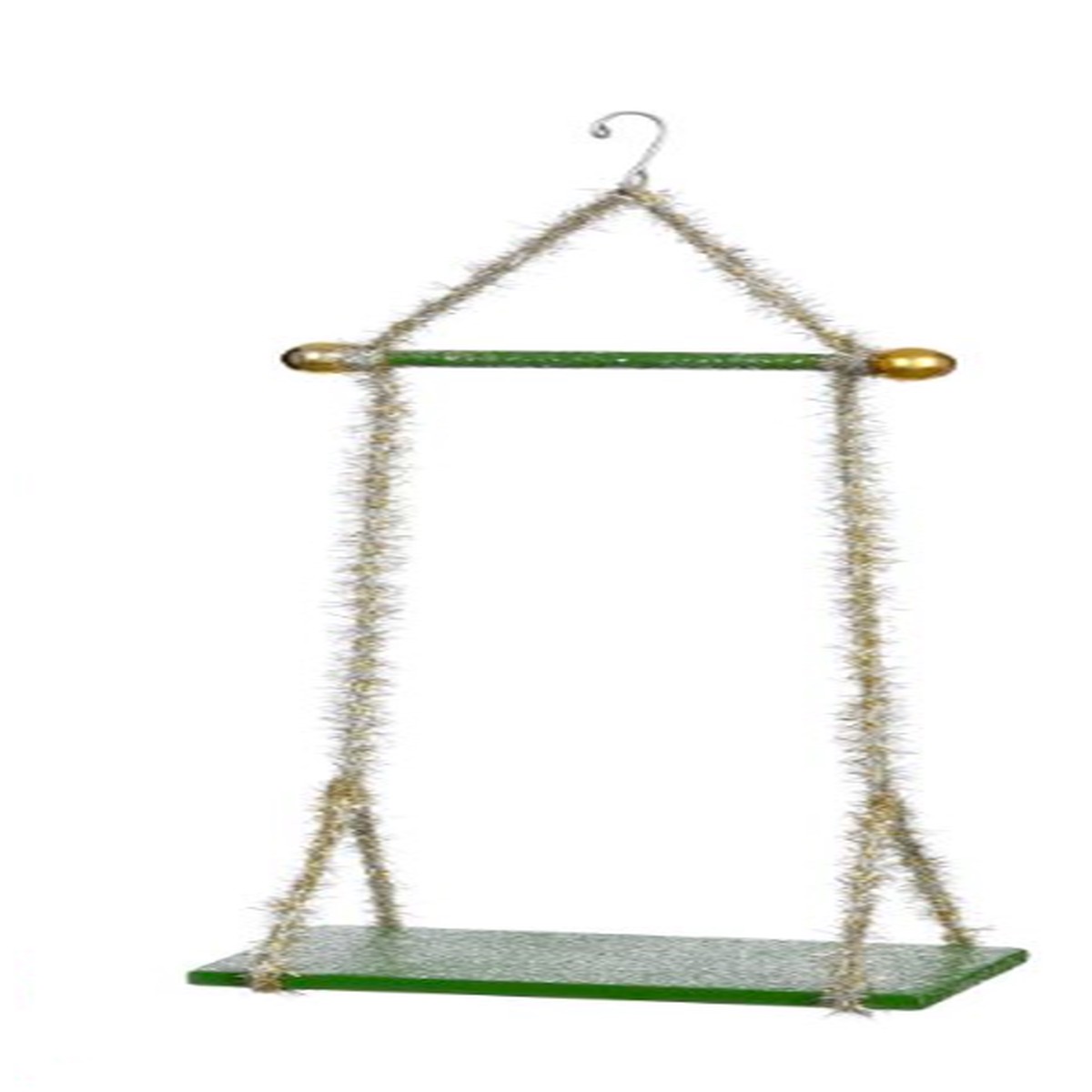 Mark Roberts 9" x 18" Single Elf Swing (3 styles - sold individually) - Green