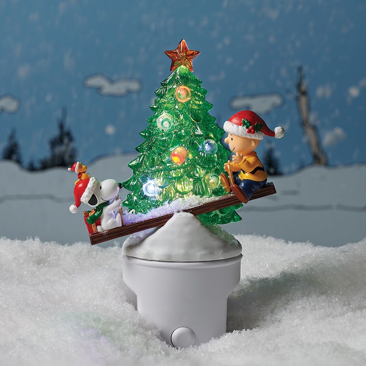 Peanuts Seesaw Night Light, 7"