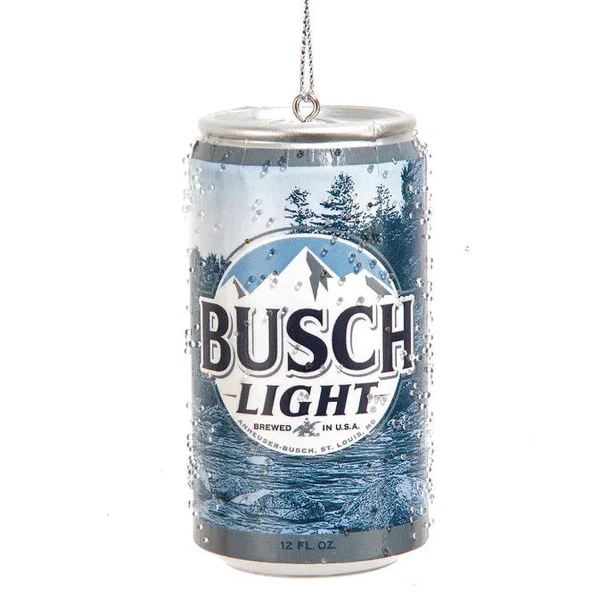 Budweiser Busch Light Can Ornament, 3"
