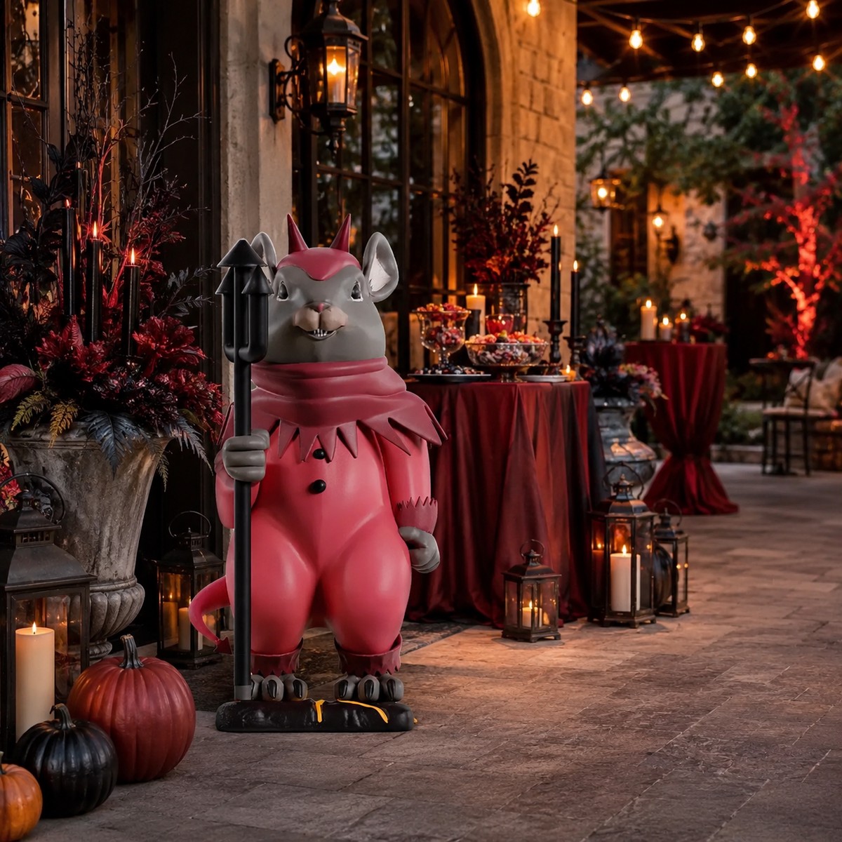 Large Mice The Devil Halloween Figure, 41″