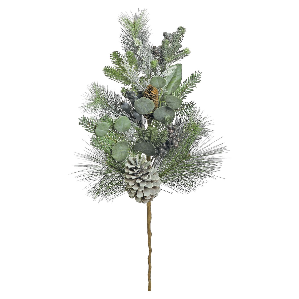 Mixed Pine/Eucalyptus/Berry Spray, 32" (Sage/Blue)