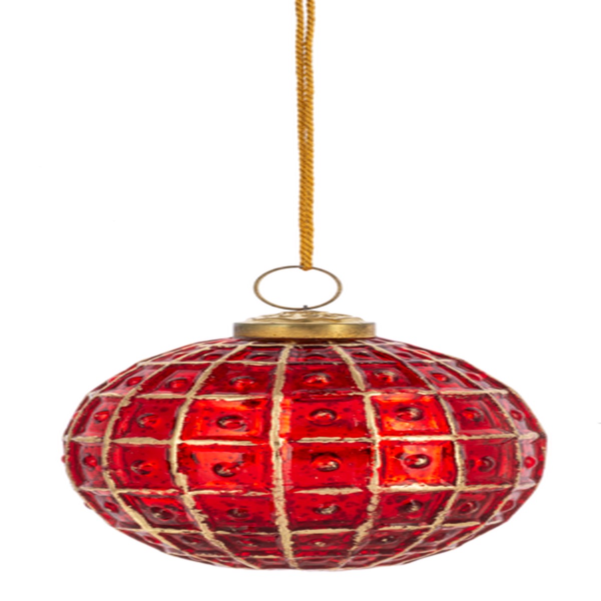 Textured Cranberry Kugel Ball Glass Ornaments (6 Styles - Sold Individually) - 2
