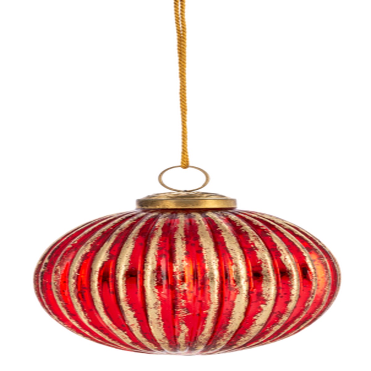 Textured Cranberry Kugel Ball Glass Ornaments (6 Styles - Sold Individually) - 3
