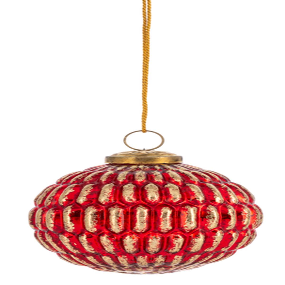 Textured Cranberry Kugel Ball Glass Ornaments (6 Styles - Sold Individually) - 4