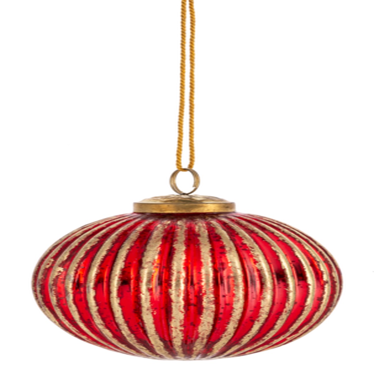 Textured Cranberry Kugel Ball Glass Ornaments (6 Styles - Sold Individually) - 5