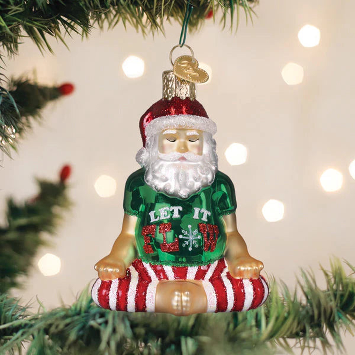 Zen-ta Claus Ornament, 3.75″