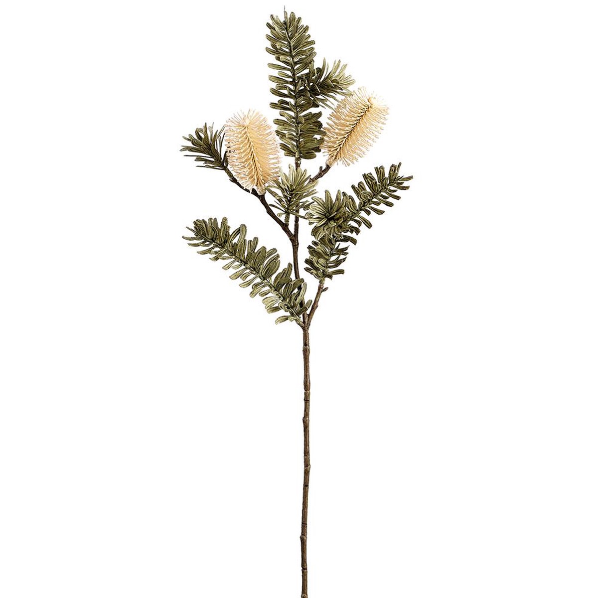 Banksia Spray, 26″ (Cream)
