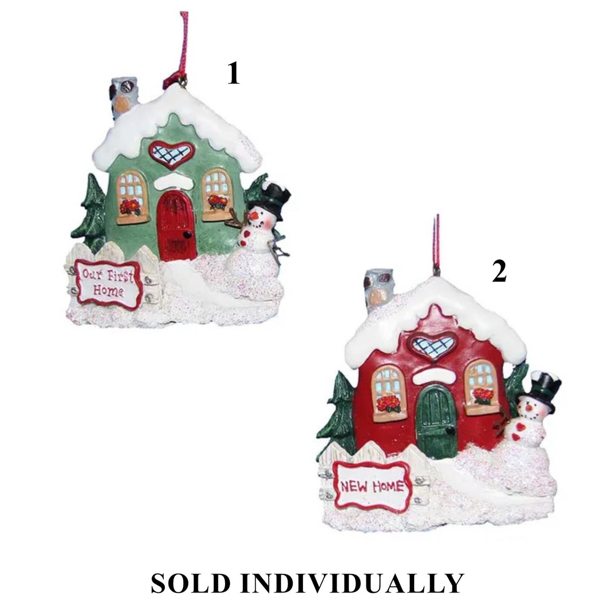 “New Home” Ornaments For Personalization, 3.75 (2 styles – sold individually)