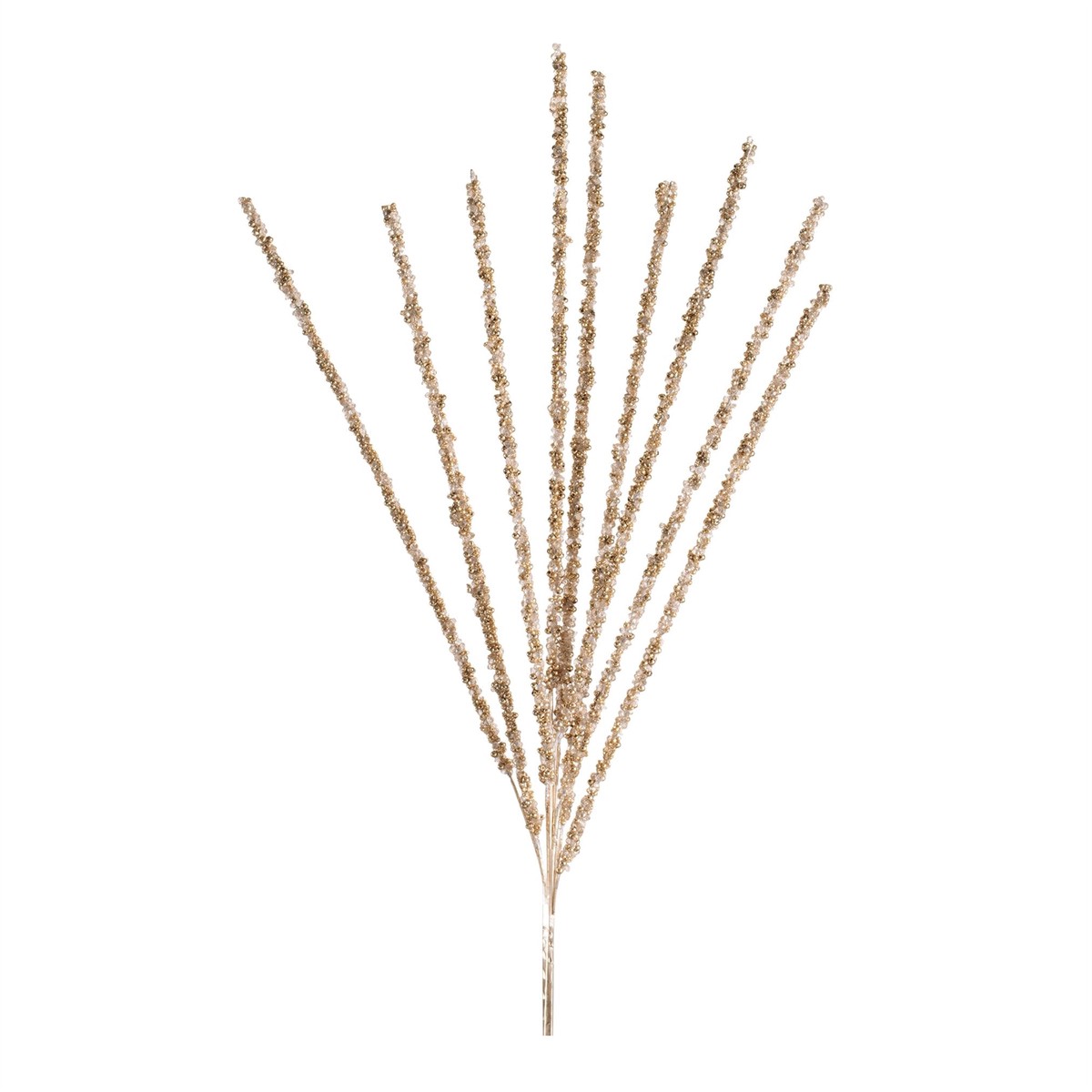 Bead Spray, 34″ (Gold)