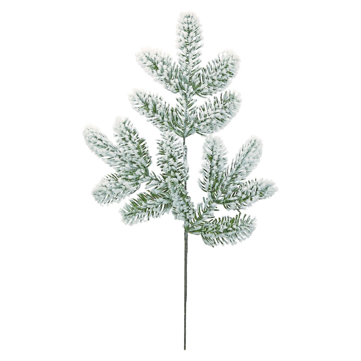 Snowy Noble Fir Spray, 21″ (Green)
