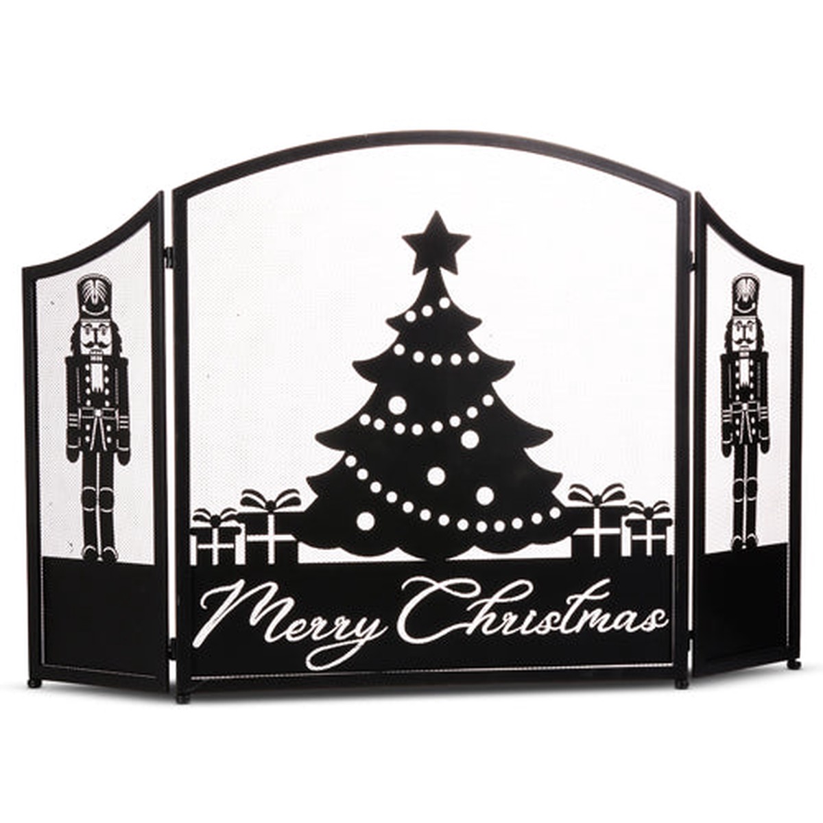 “Merry Christmas” Fire Screen, 48″