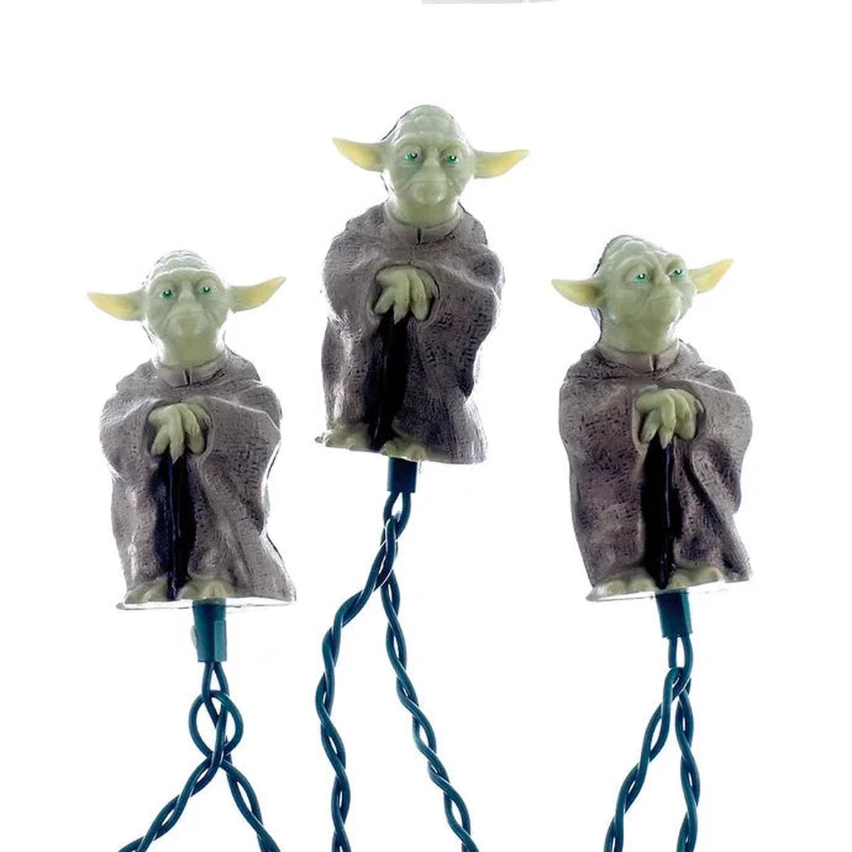 10-Light Star Wars Yoda Light Set, 11.5′