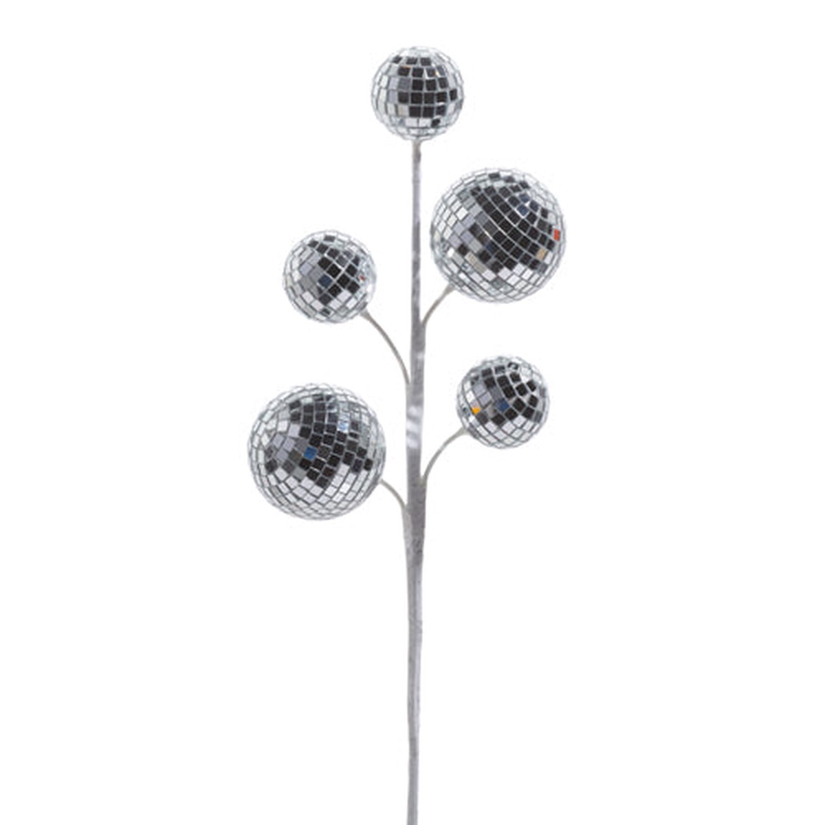 16″ Silver Disco Ball Spray