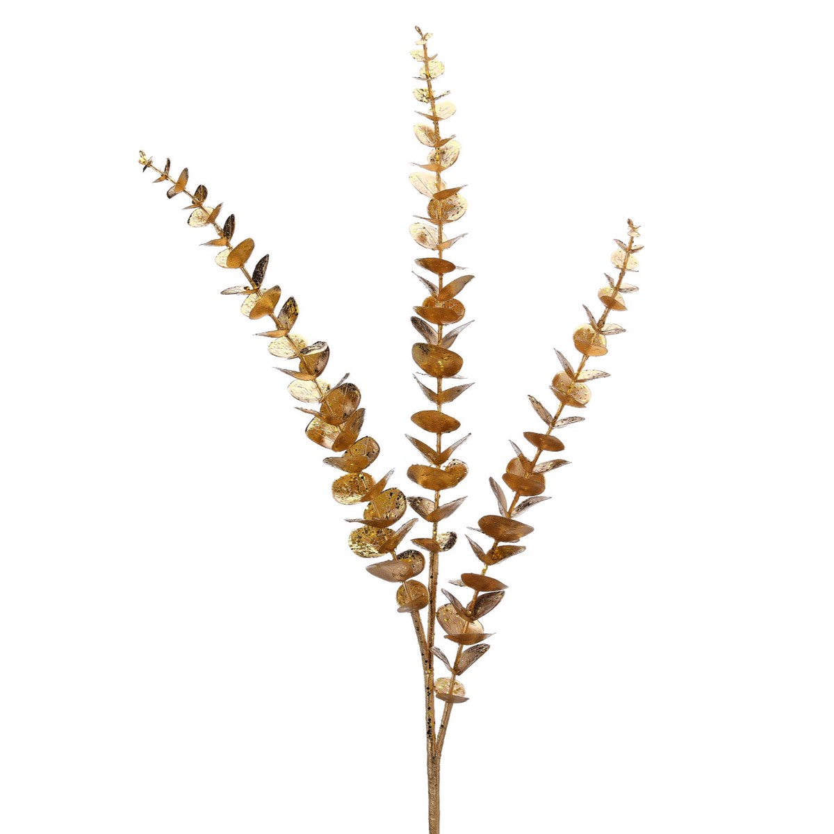 36″ Gilded Glitter Eucalyptus Spray (Gold)