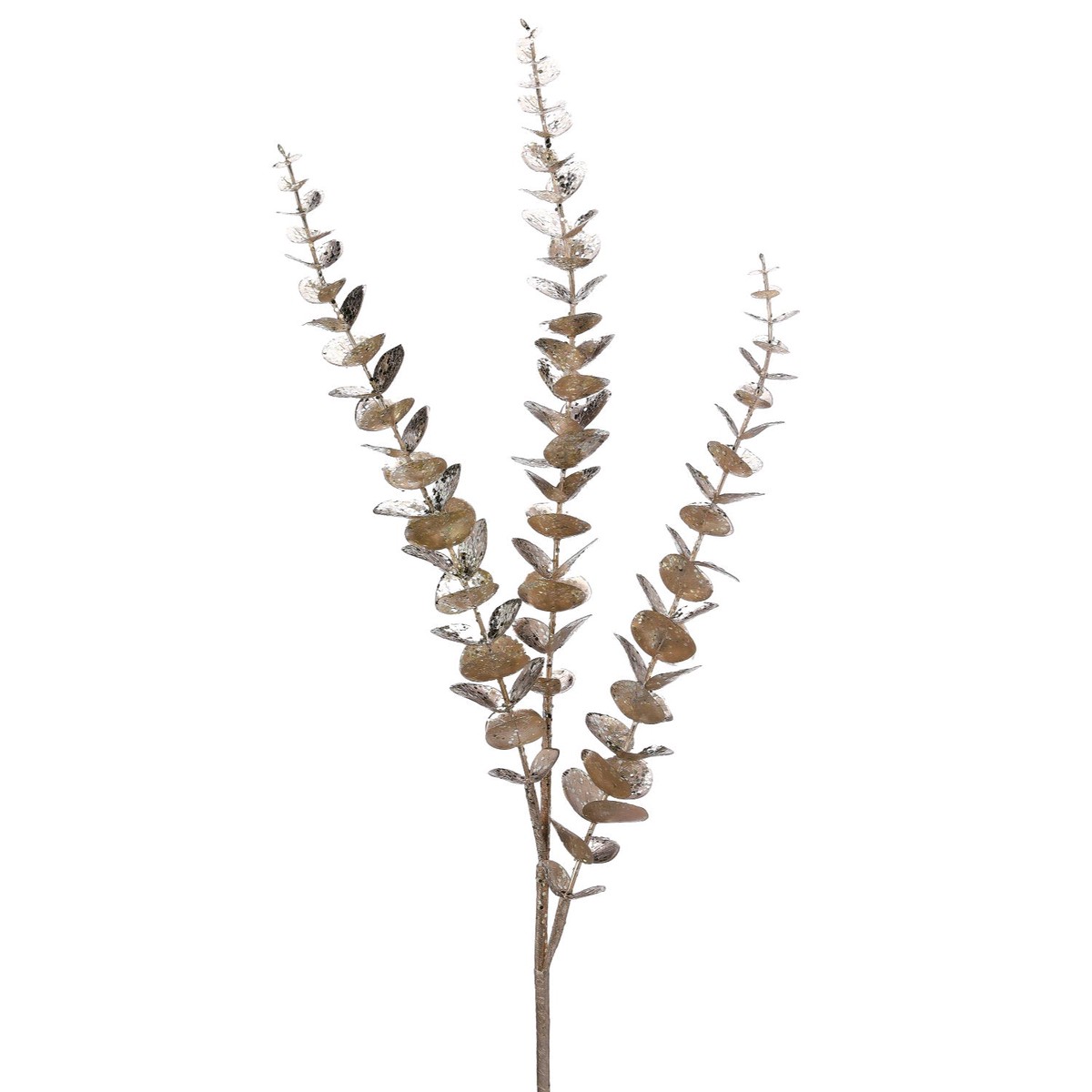 36″ Gilded Glitter Eucalyptus Spray (Platinum)