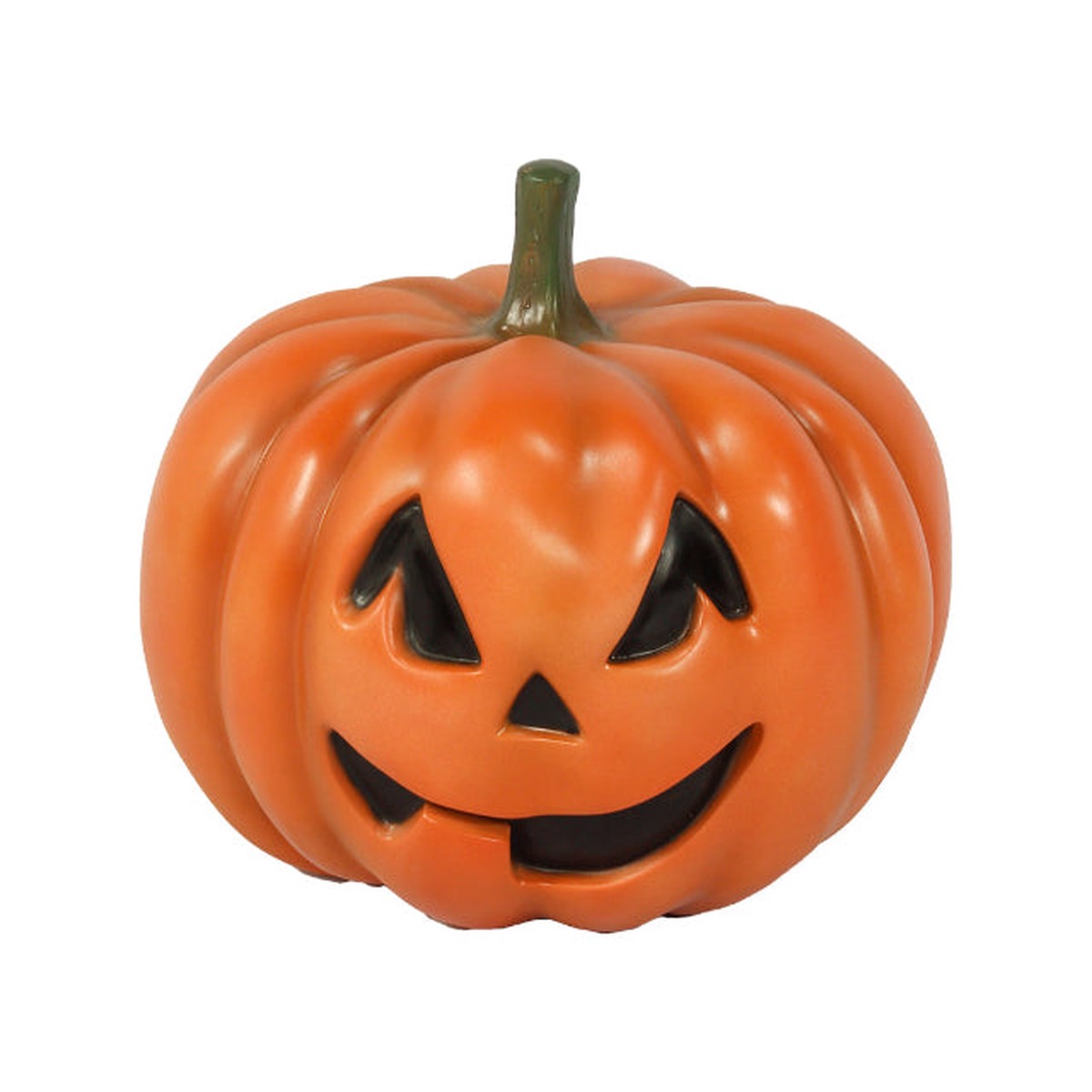 Large Fiberglass Jack O’ Lantern Pumpkin Figure, 20″ (2 styles – sold individually) – Without Light