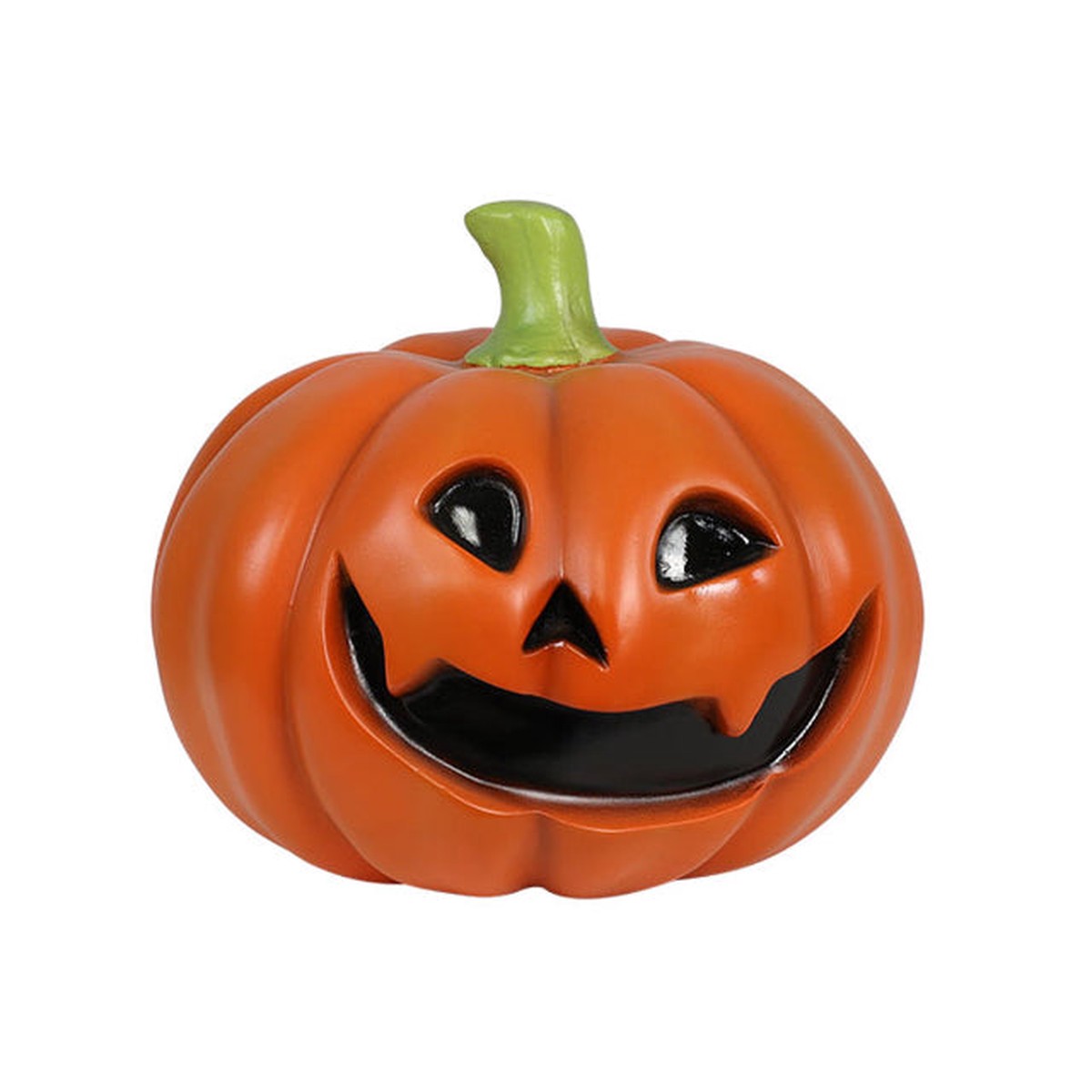 Large Fiberglass Pumpkin Figure, 16″ – Without Light