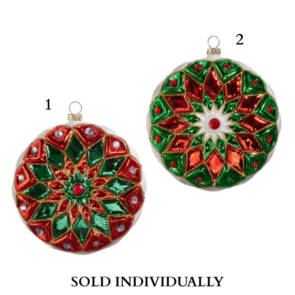 5″ Multicolor Starburst Ornament (2 Styles – Sold individually)