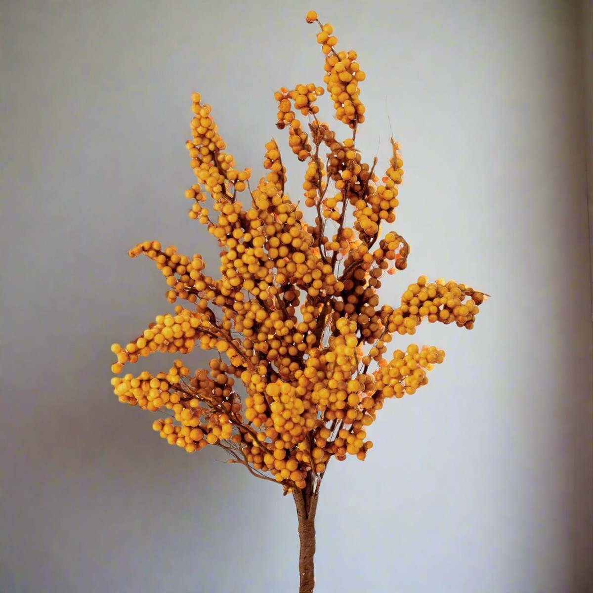 Autumn Berry Spray, 21″ (Gold)