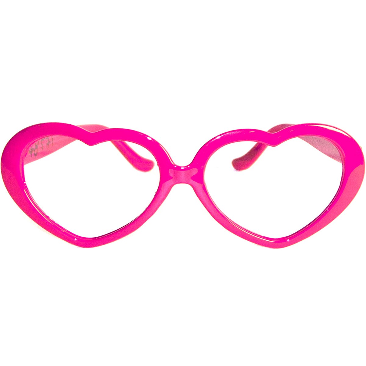 Rosa Herz Brille