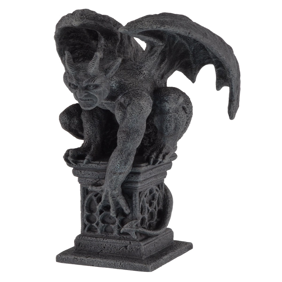 Teufelsgargoyle kriecht von einer Sule 18cm