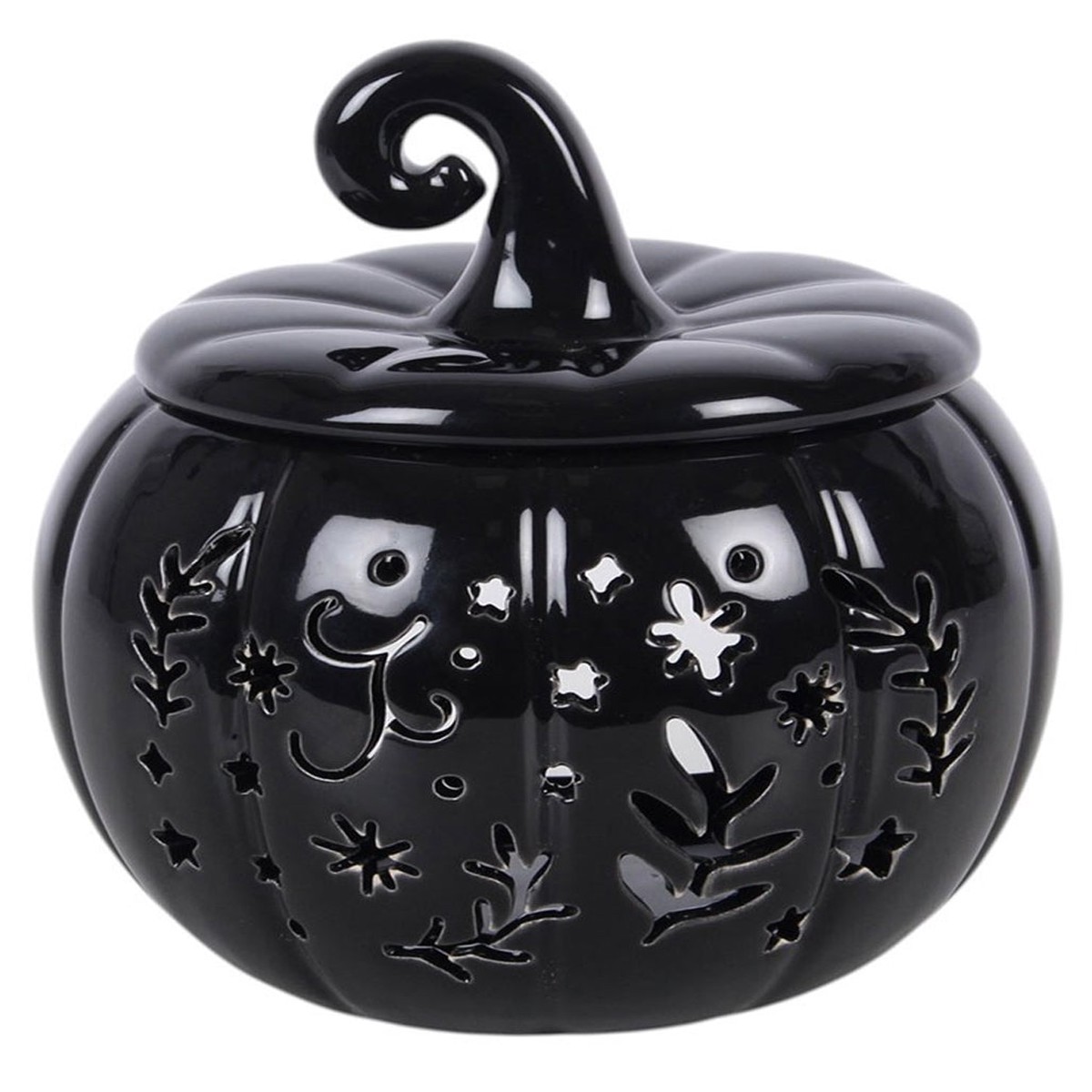 “Black Folk” Duftl & Wachswrmer in Krbisform 14cm
