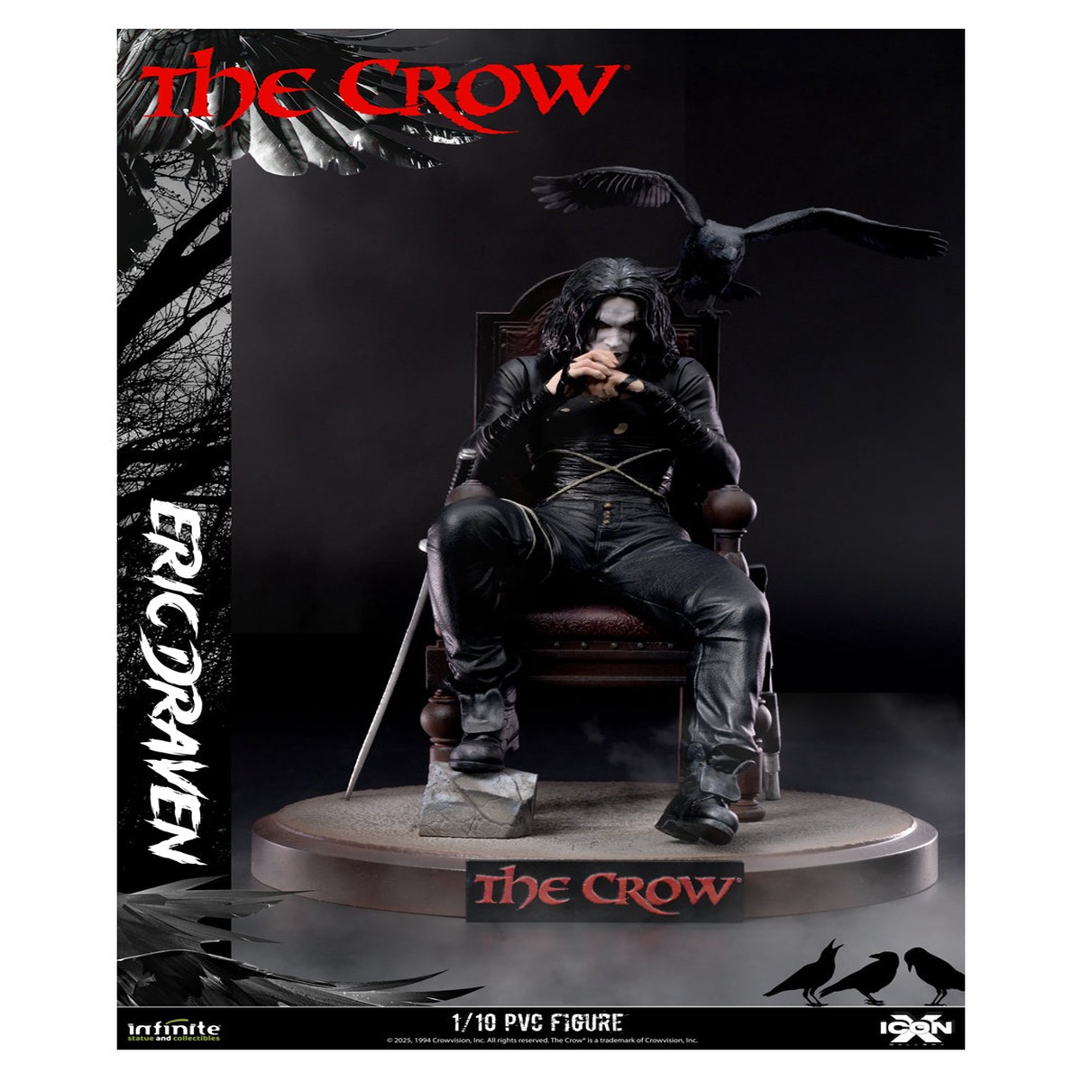 The Crow Eric Draven Icon Figur 20cm