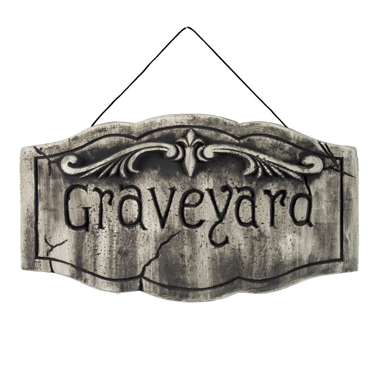 “Graveyard” Schrifttafel 29 x 27cm