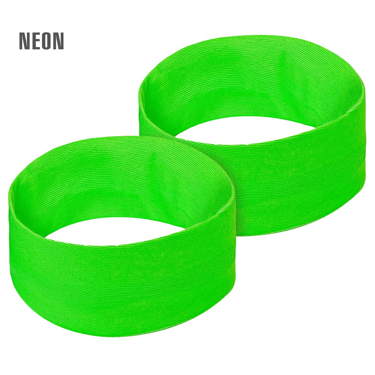 80er Jahre Neongrnes Schweiarmband 2er Set