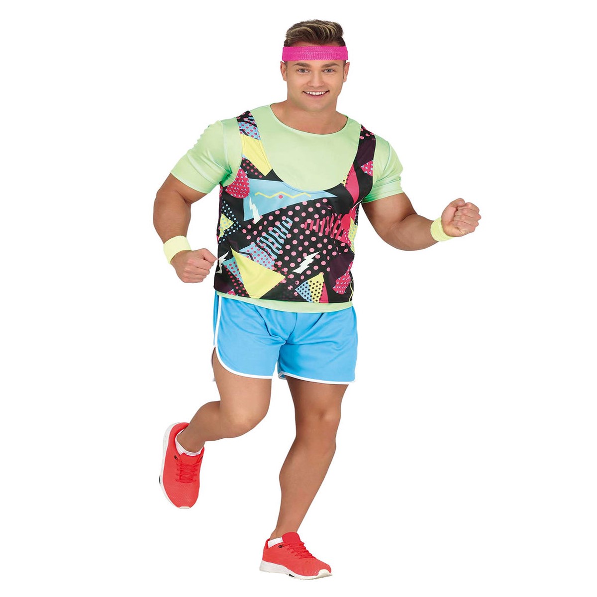 80er Jahre Aerobic Herren Kostm